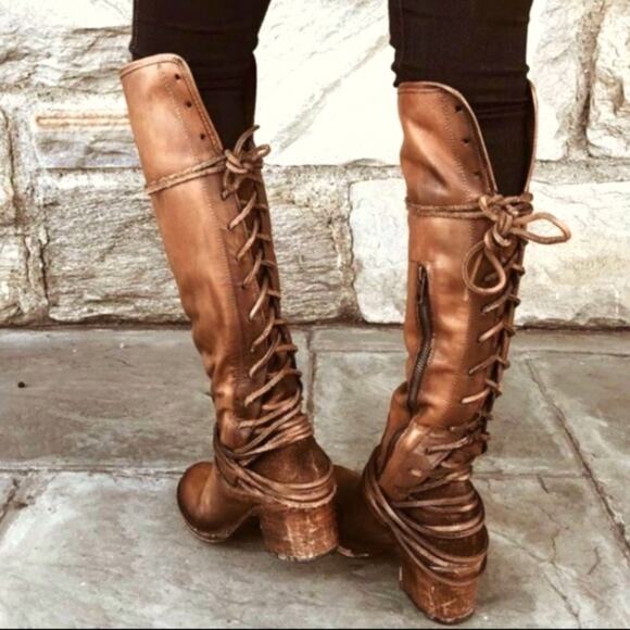 Freebird by Steven Shoes - Freebird by Steven Coal Brown Boots Size 6